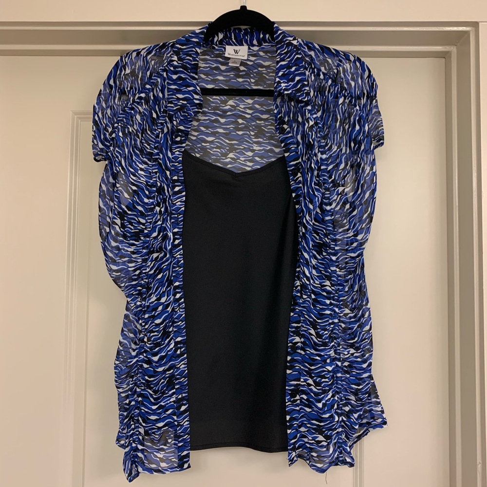 Worthington Sheer Top/Camisole